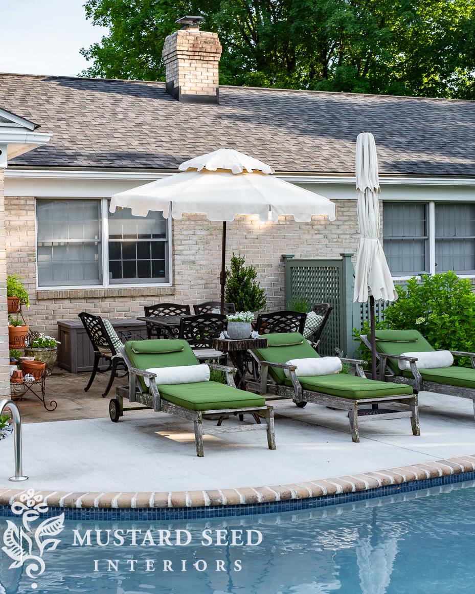 custom built A/C surround | card room green | miss mustard seed