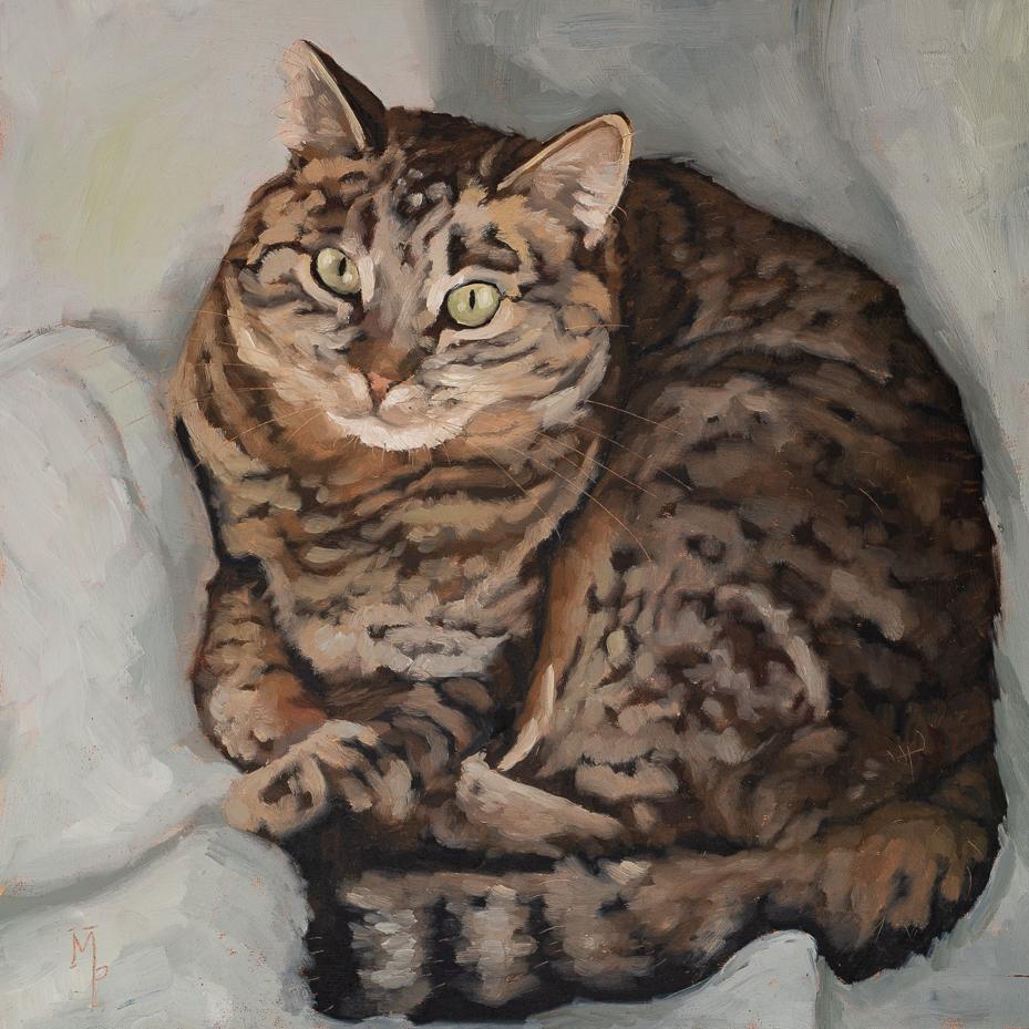 pet portraits for Fixer to Fabulous | marian parsons fine art | original oil paintings | miss mustard seed