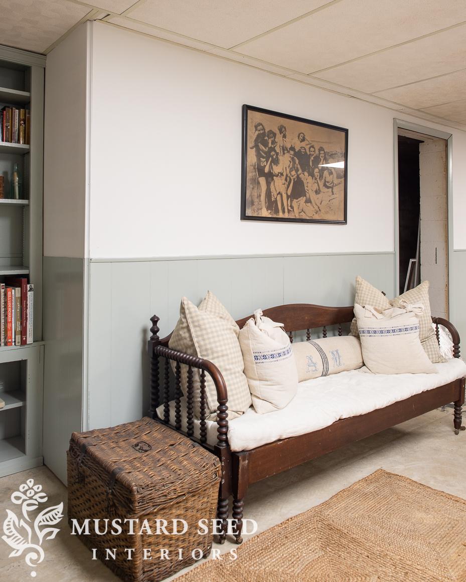 1970 basement makeover | miss mustard seed