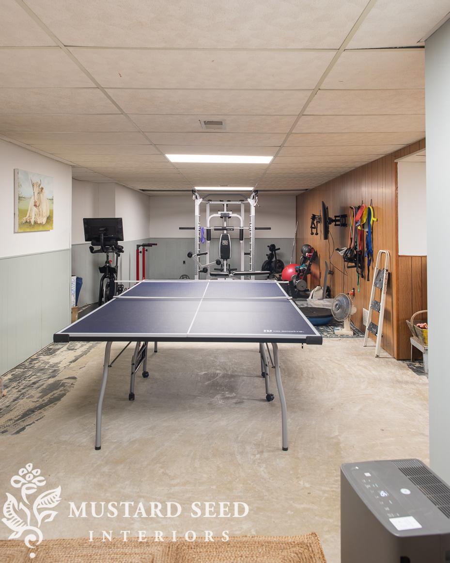 1970 basement makeover | miss mustard seed