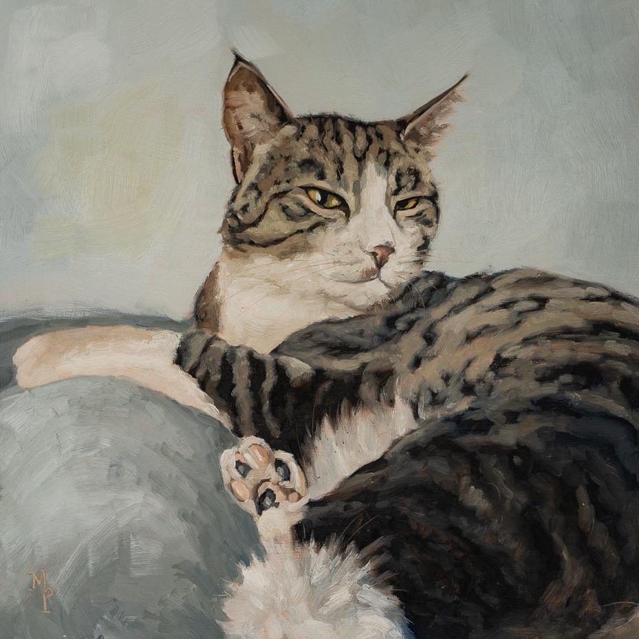 pet portraits for Fixer to Fabulous | marian parsons fine art | original oil paintings | miss mustard seed