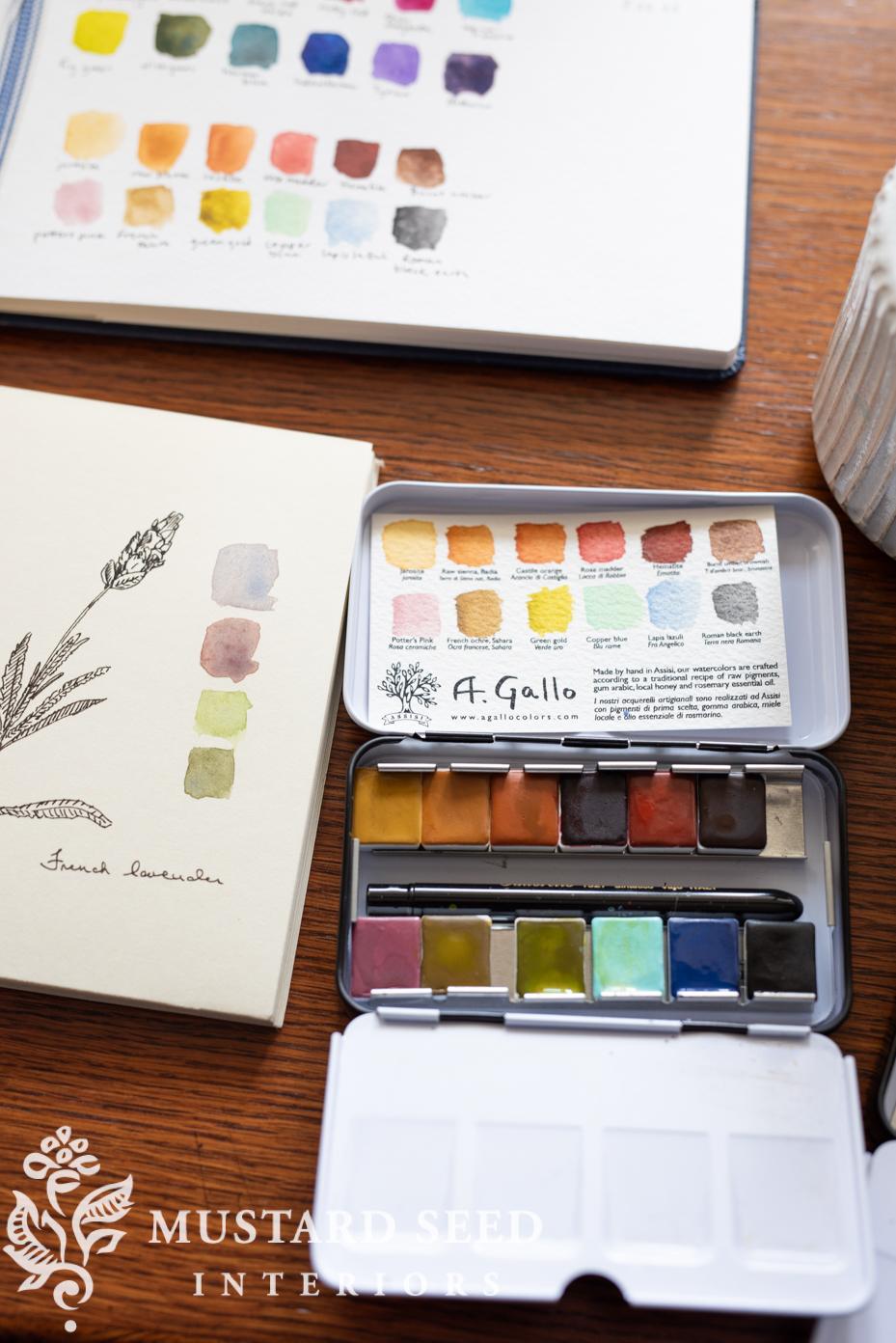 A Gallo Watercolors | miss mustard seed