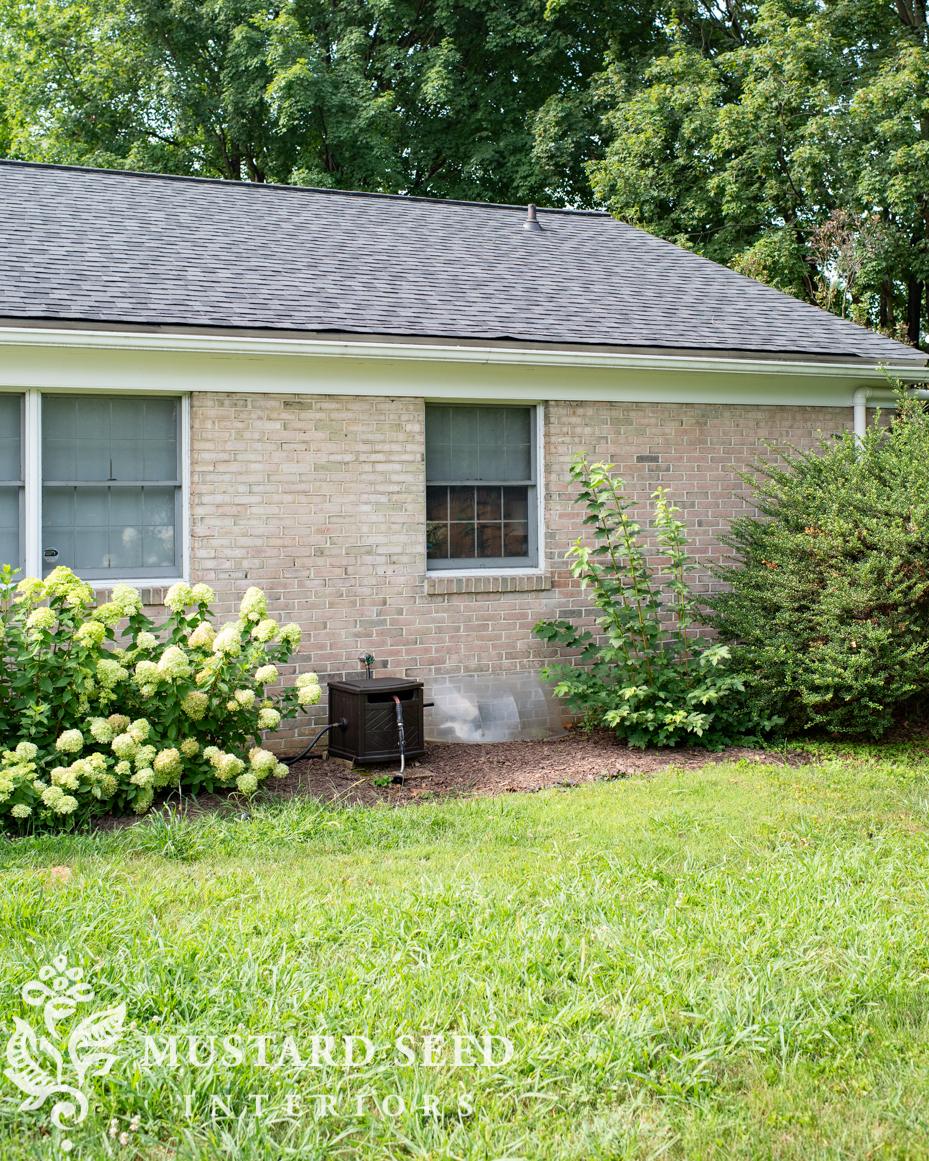 installing shutters on brick | miss mustard seed