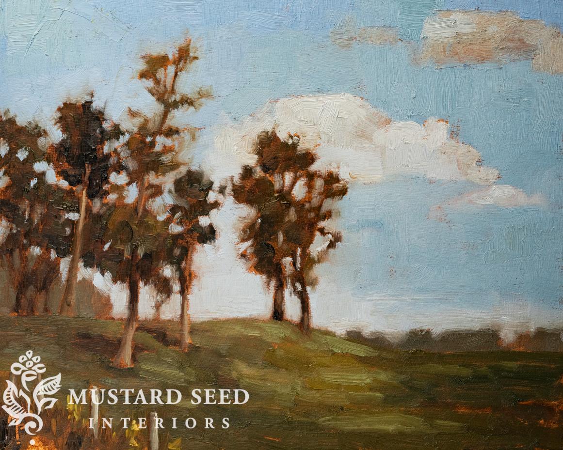 original oil painting | landscape | marian parsons | miss mustard seed