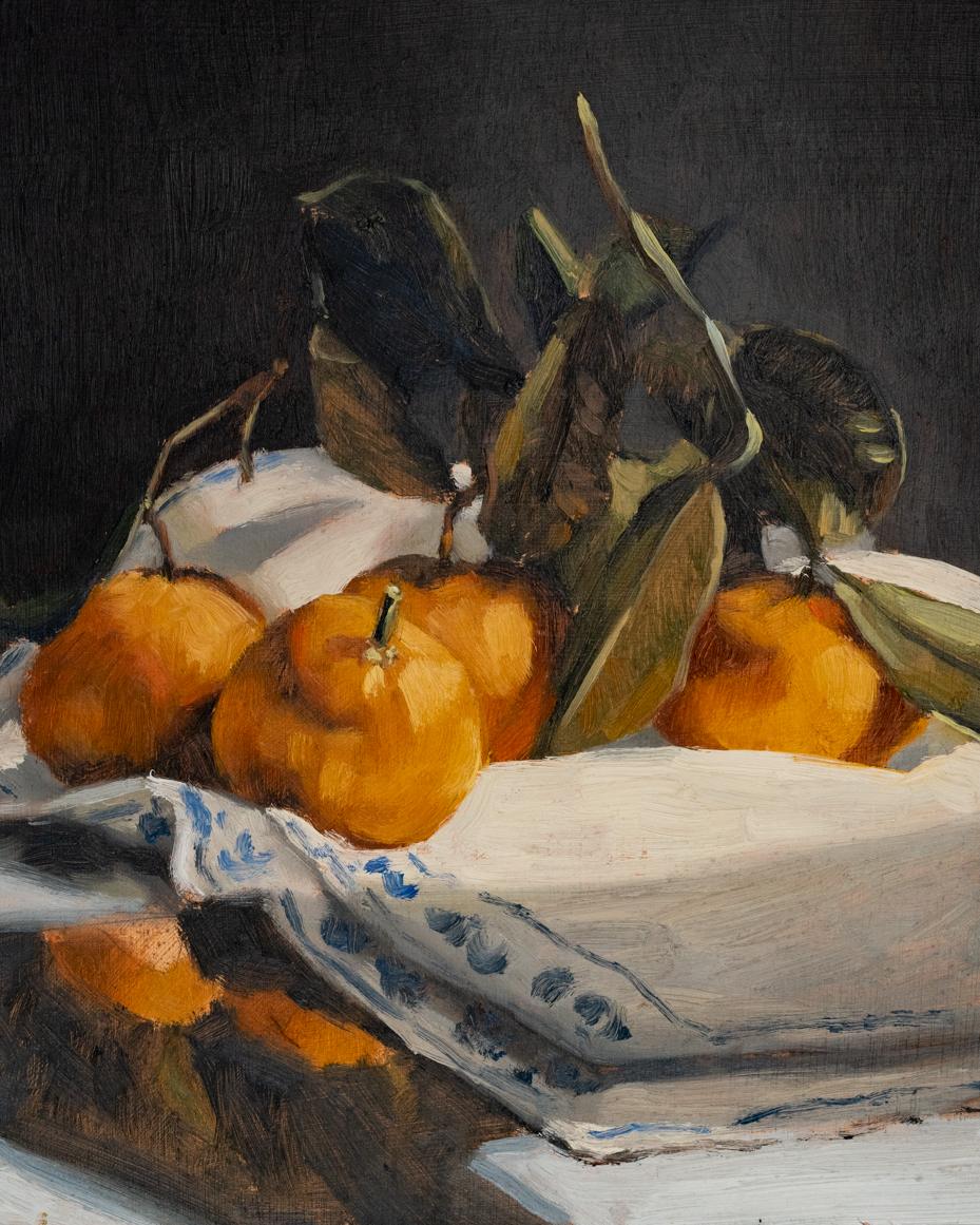 clementine oil painting still life | marian parsons | miss mustard seed