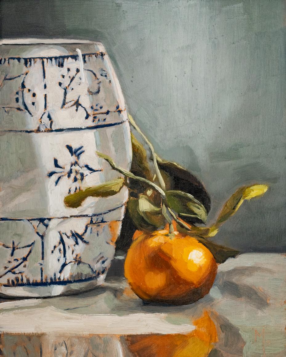 clementine oil painting still life | marian parsons | miss mustard seed