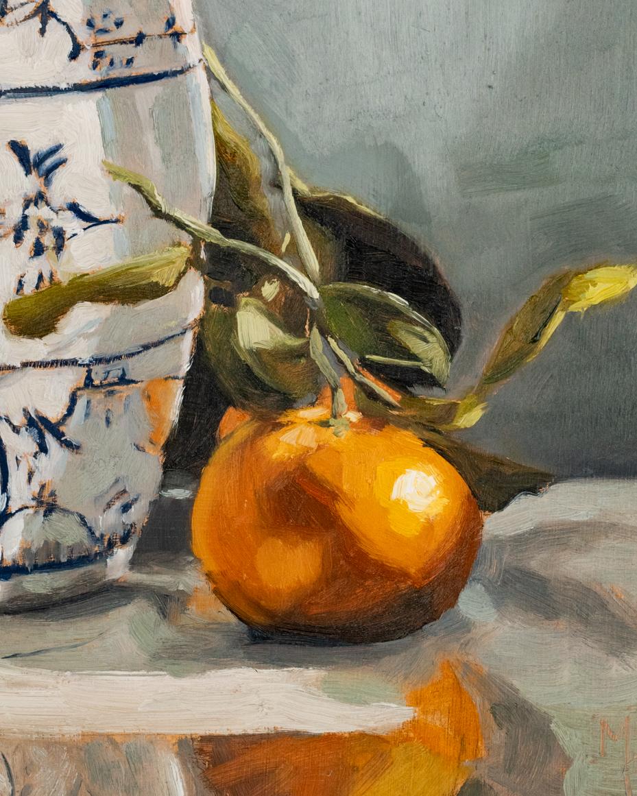 clementine oil painting still life | marian parsons | miss mustard seed