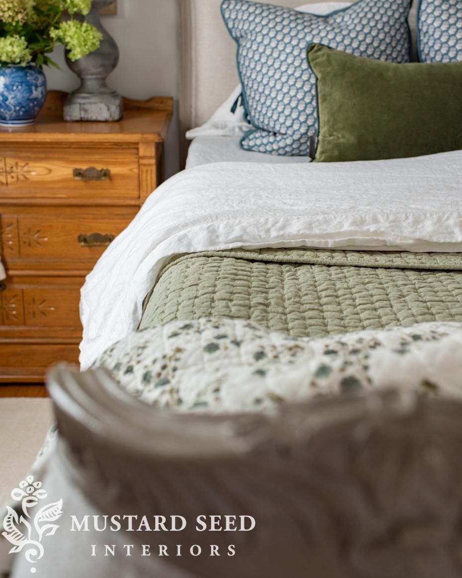 late summer bedroom refresh | miss mustard seed