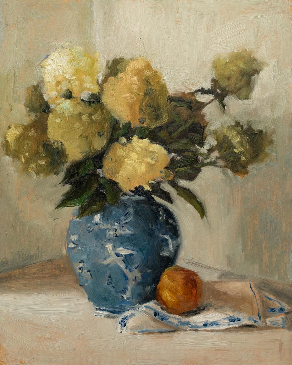 Marian Parsons original oil painting | miss mustard seed