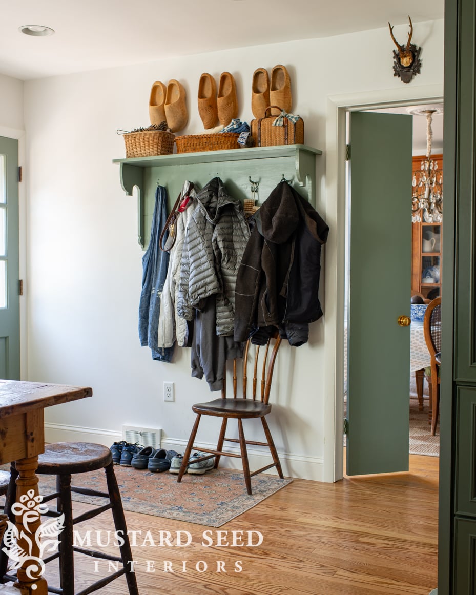 hooks by the side door | miss mustard seed