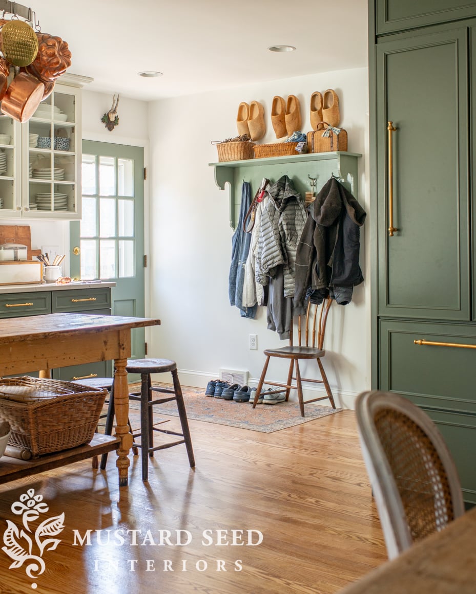hooks by the side door | miss mustard seed