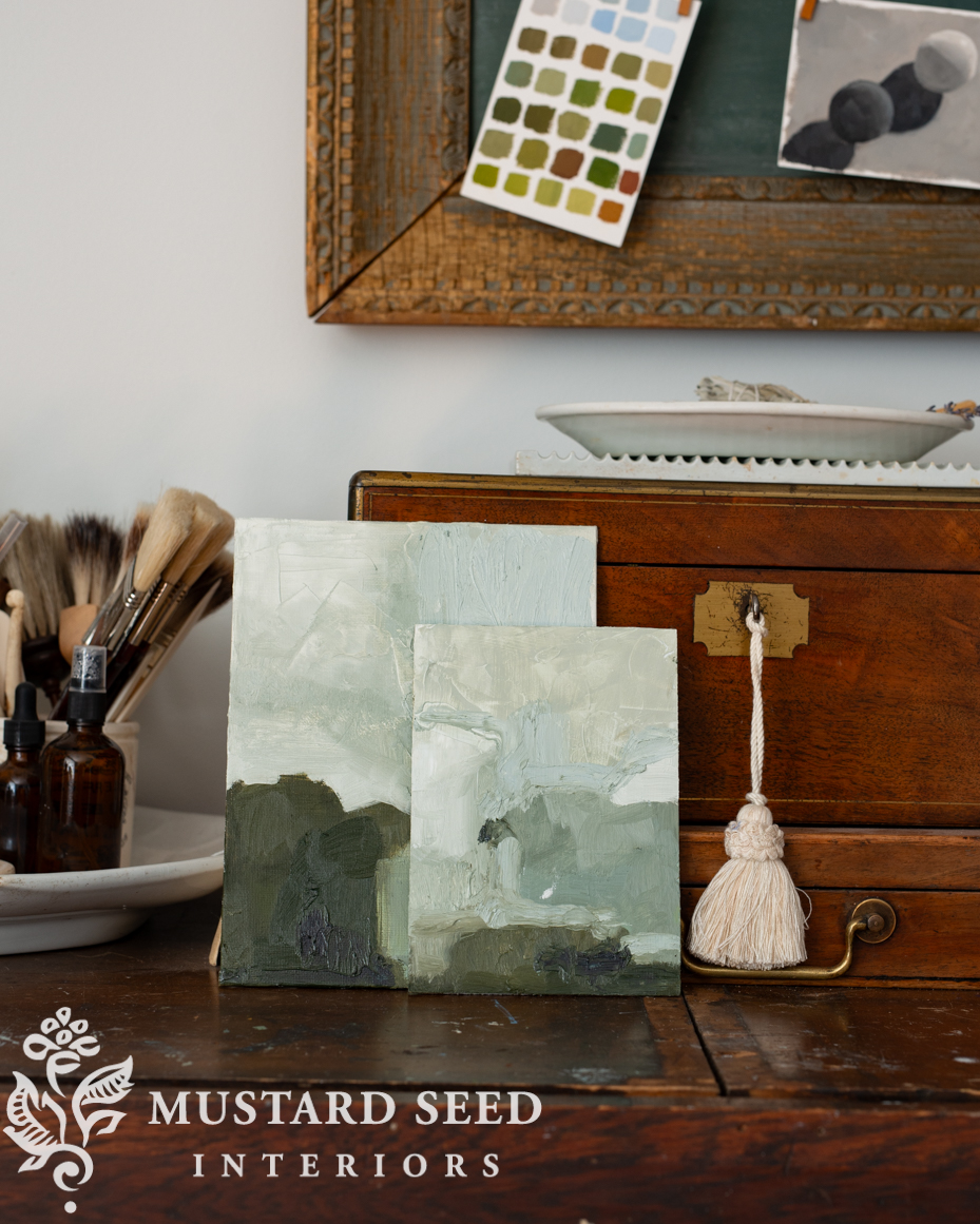 original abstract oil painting | marian parsons | miss mustard seed