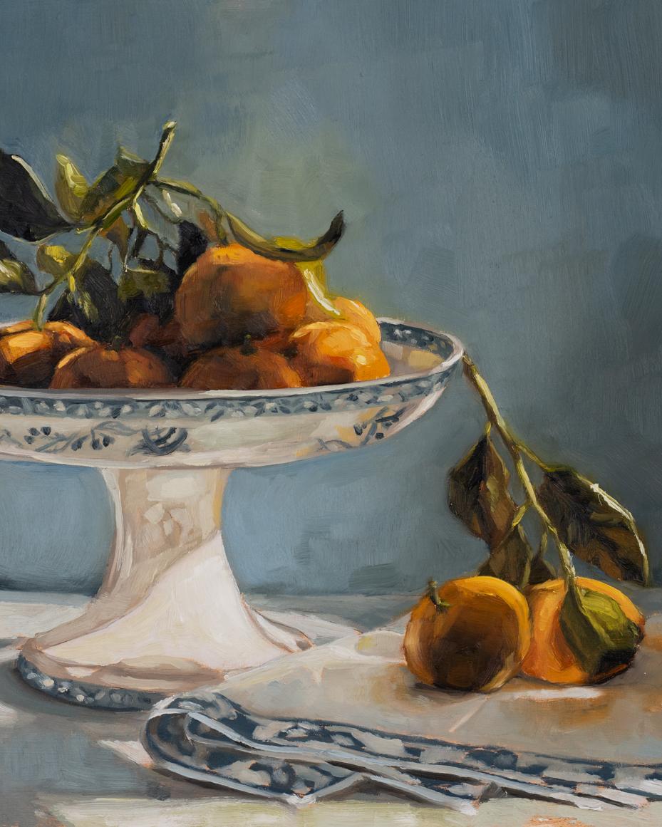 clementine oil painting still life | marian parsons | miss mustard seed