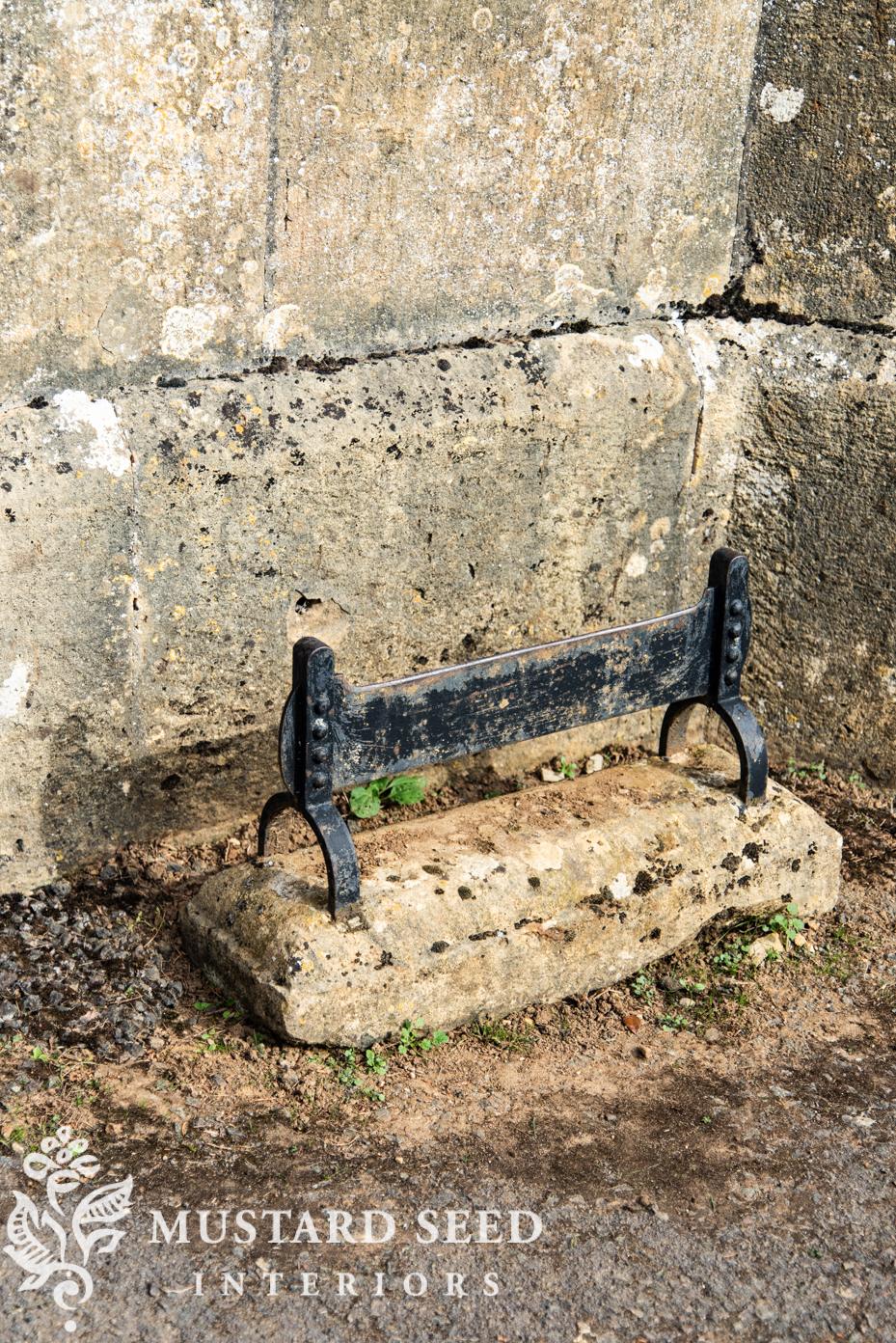 Country church in the Cotswolds | boot scaper | miss mustard seed