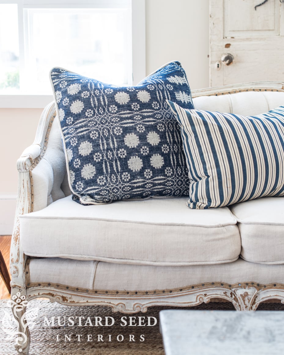 antique overshot coverlets | miss mustard seed