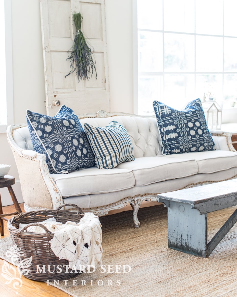 antique overshot coverlets | miss mustard seed