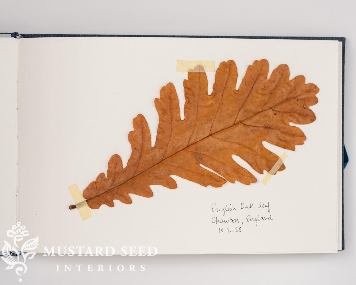 english oak leaf | miss mustard seed