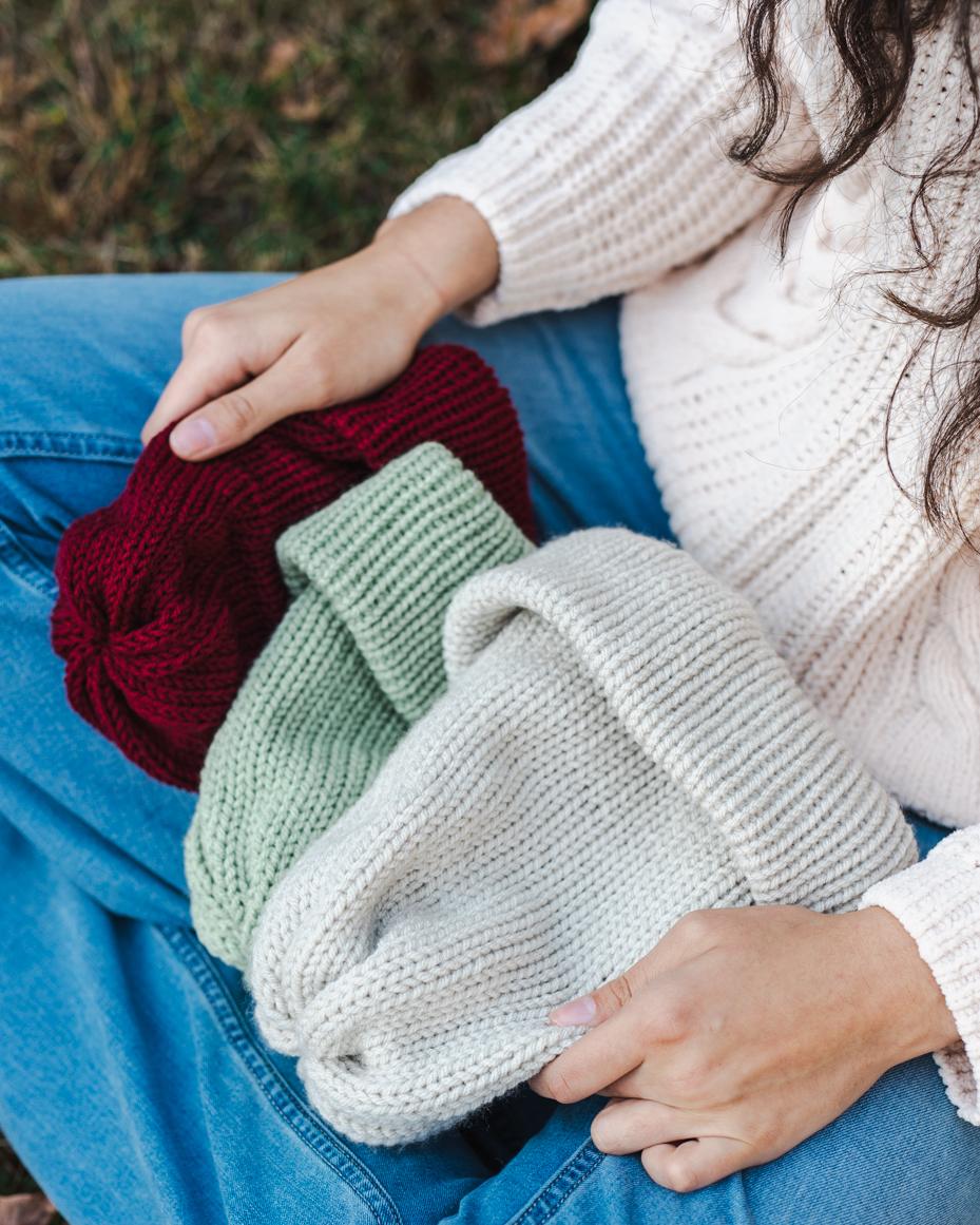 31 stitches knit hats | miss mustard seed