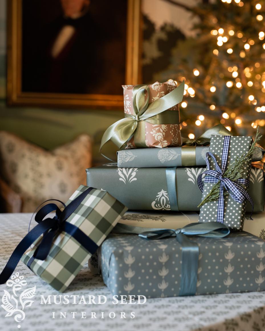 Society6 wrapping paper designs | miss mustard seed