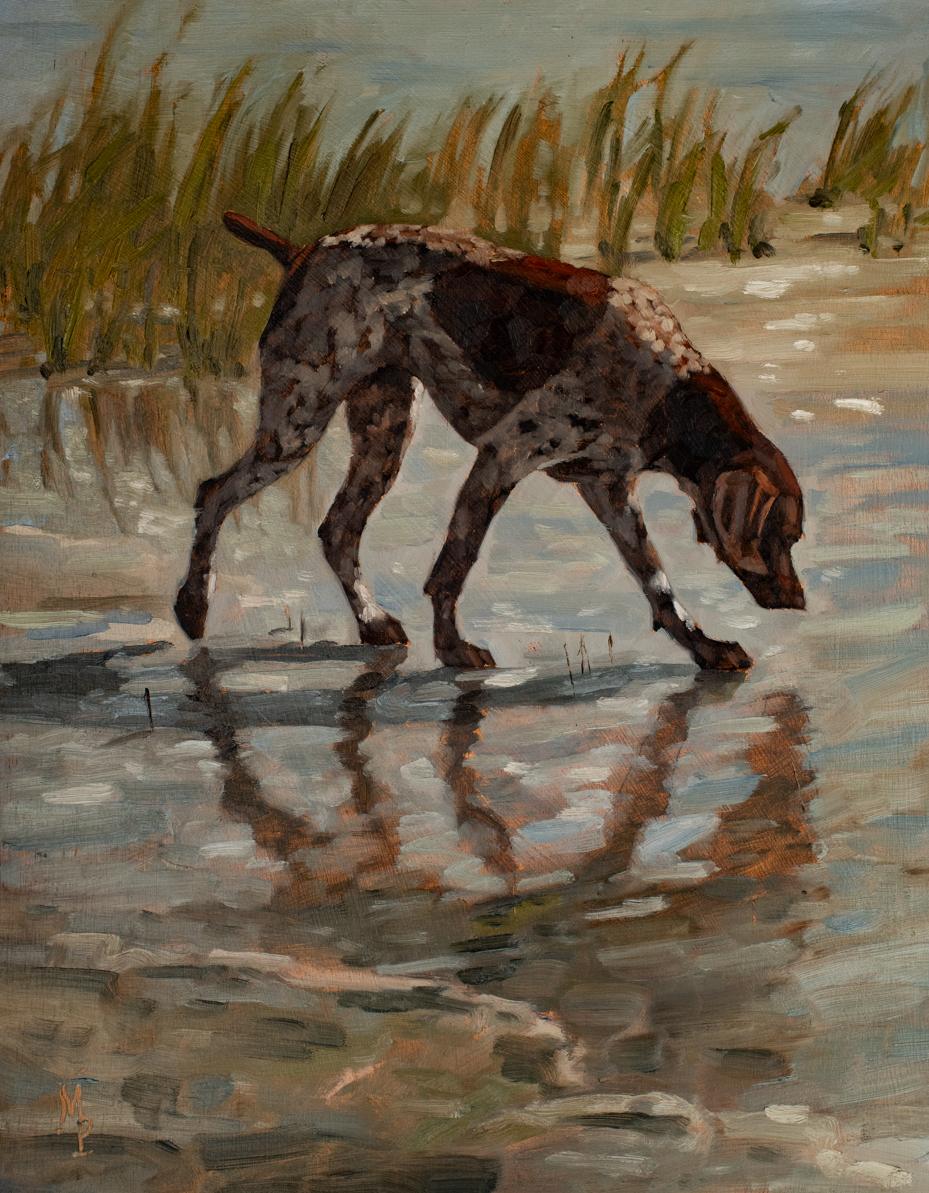 marian parsons fine art | original oil painting | miss mustard seed