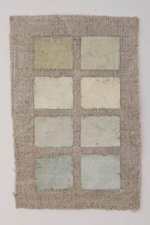 Off-Whites color chart on linen