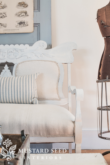 victorian settee | miss mustard seed
