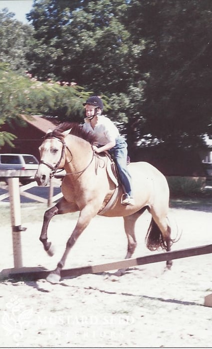 marian riding | miss mustard seed