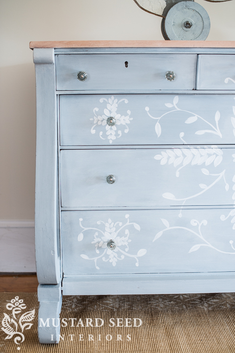hand painted buffet | miss mustard seed