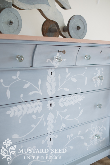 hand painted buffet | miss mustard seed