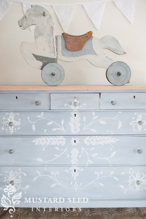 hand painted buffet | miss mustard seed