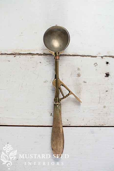 antique ice cream scoop | miss mustard seed