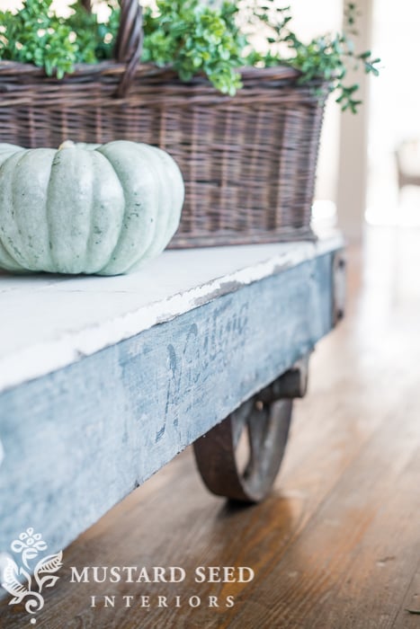 antique industrial cart | miss mustard seed