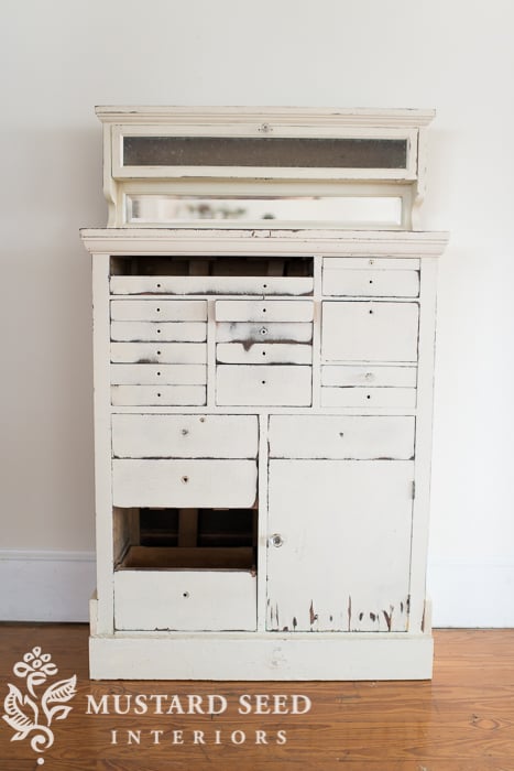 dental cabinet before | miss mustard seed