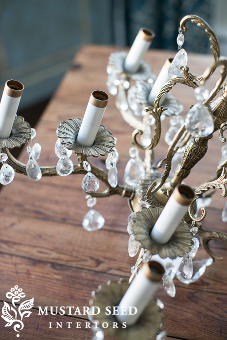 crystal chandelier | miss mustard seed