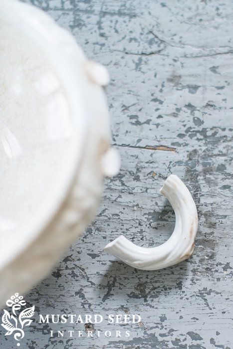 broken ironstone handle | miss mustard seed