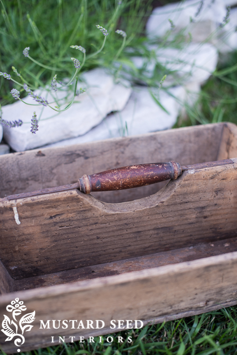 antique tool tote | miss mustard seed