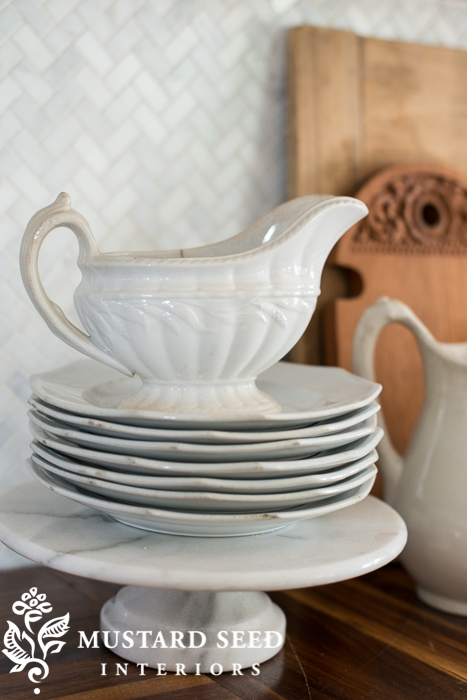 ironstone gravy boat | miss mustard seed