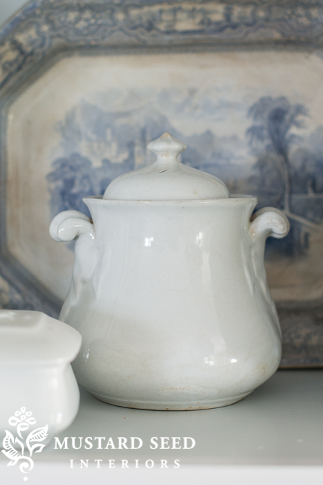ironstone sugar jar | miss mustard seed