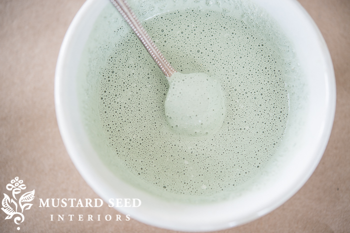 Layla's Mint | custom milk paint color | miss mustard seed