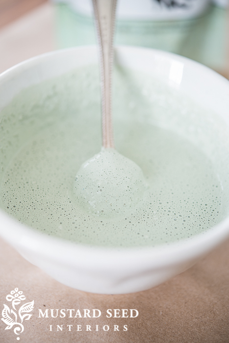 Layla's Mint | custom milk paint color | miss mustard seed