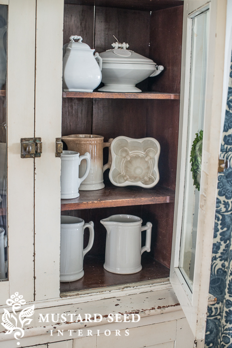ironstone | antique hutch