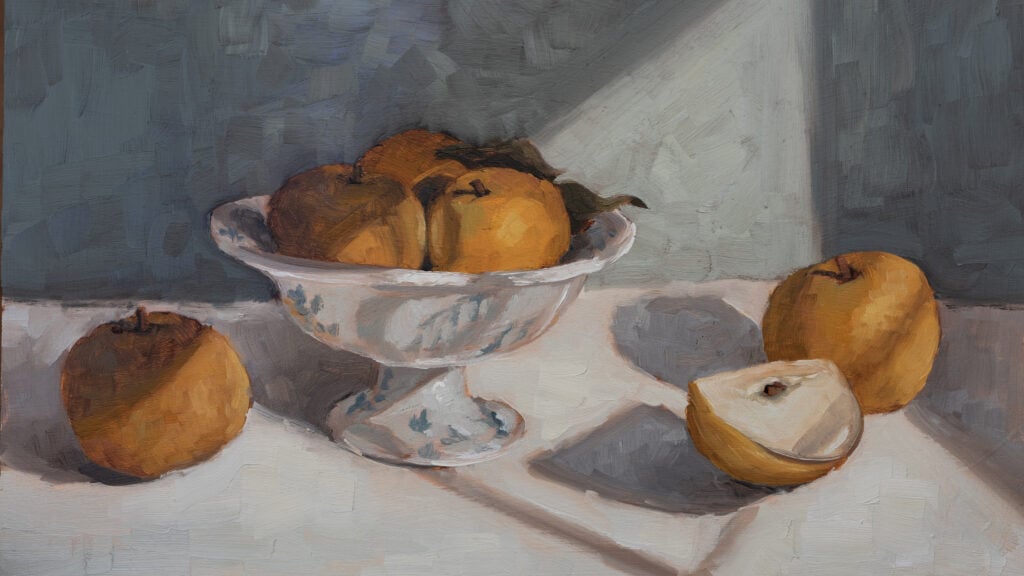 Miss Mustard Seed Pears in Bowl 2