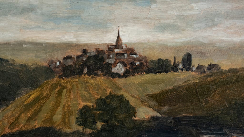 Miss Mustard Seed Village with Farm Fields