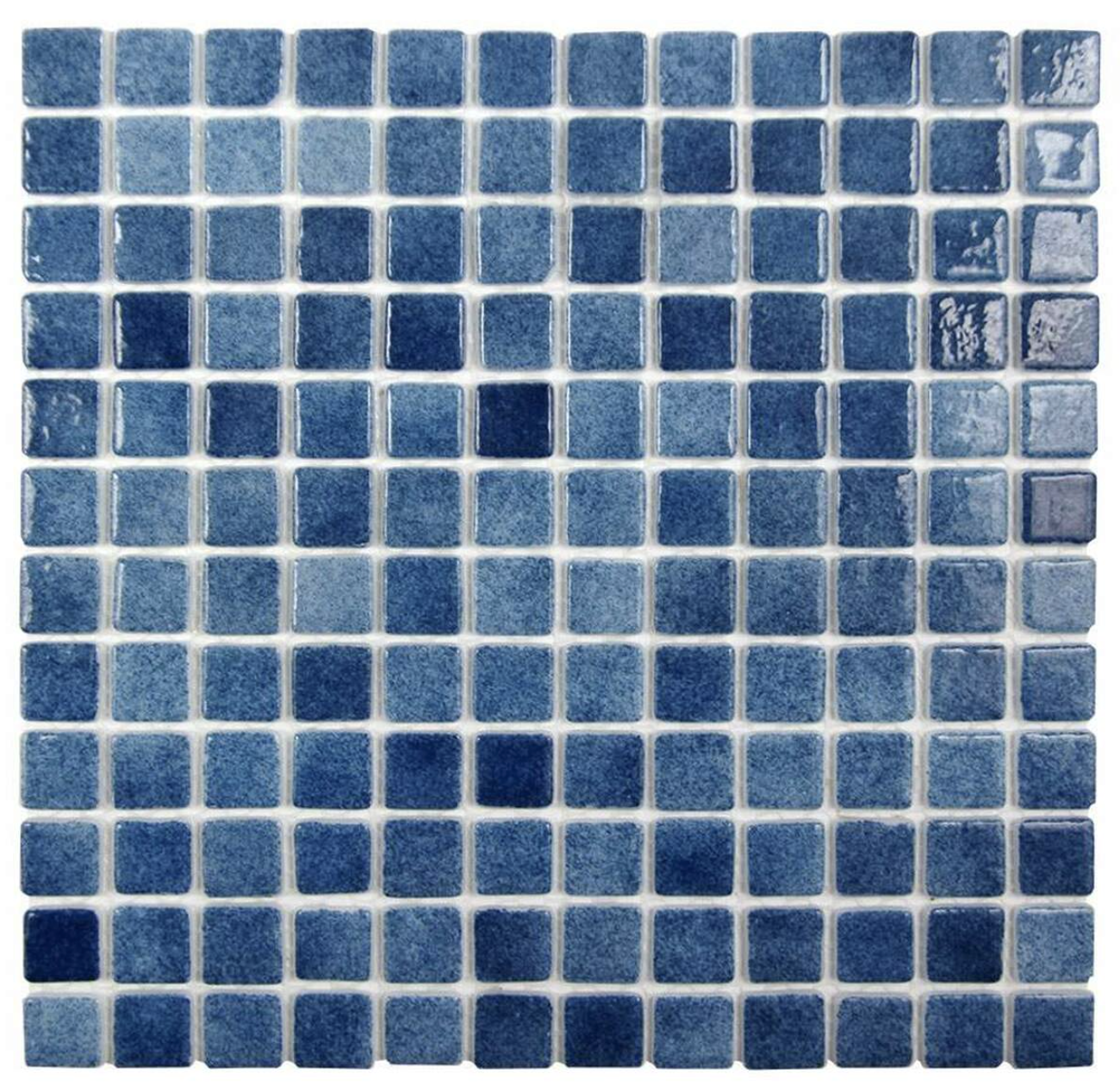 Islamorada Tidepool Blue 1 x 1 mosaic pool tile | miss mustard seed