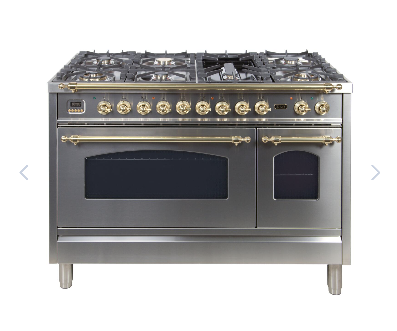 Ilve nostalgie 48" stainless steel range | miss mustard seed