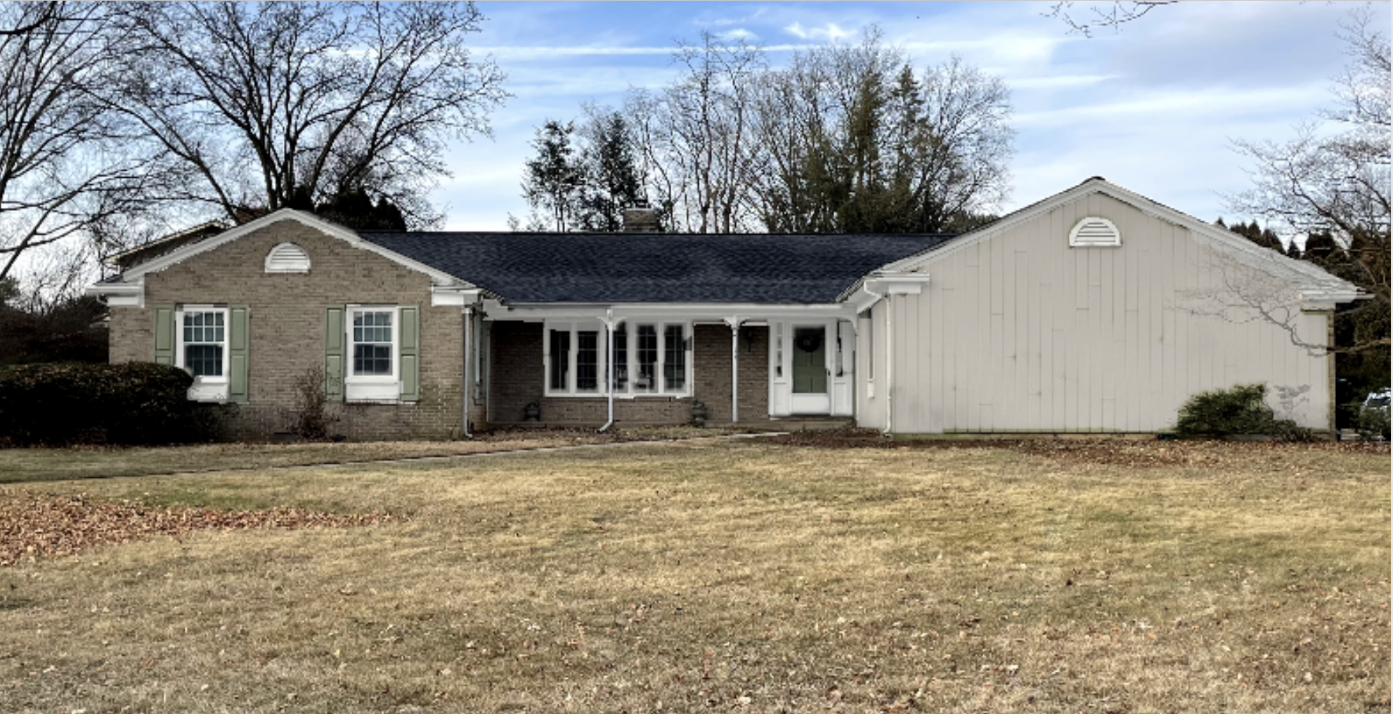 exterior paint mock-up | miss mustard seed