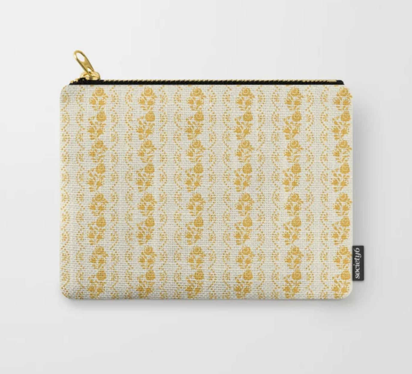 society6 zipper pouch | miss mustard seed