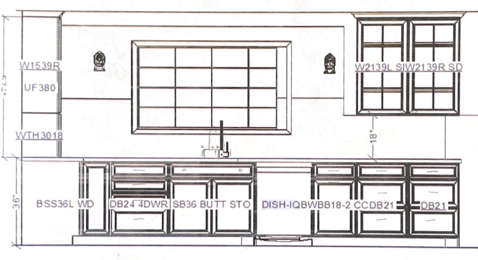 1970 kitchen renovation mock-up | miss mustard seed