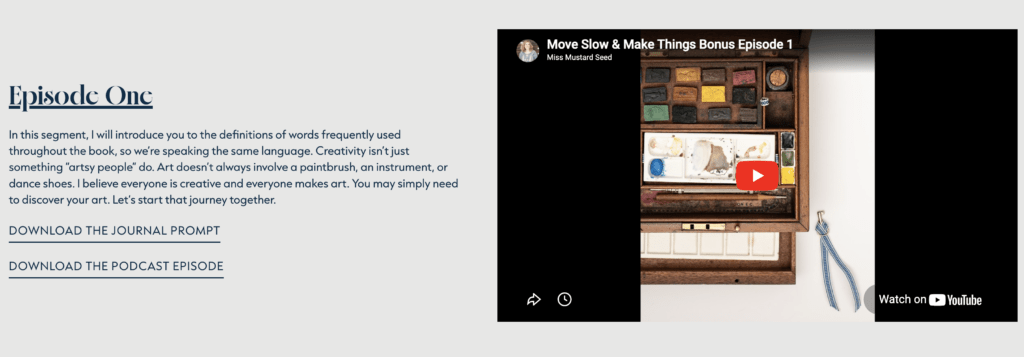 Move Slow & Make Things | Marian Parsons 