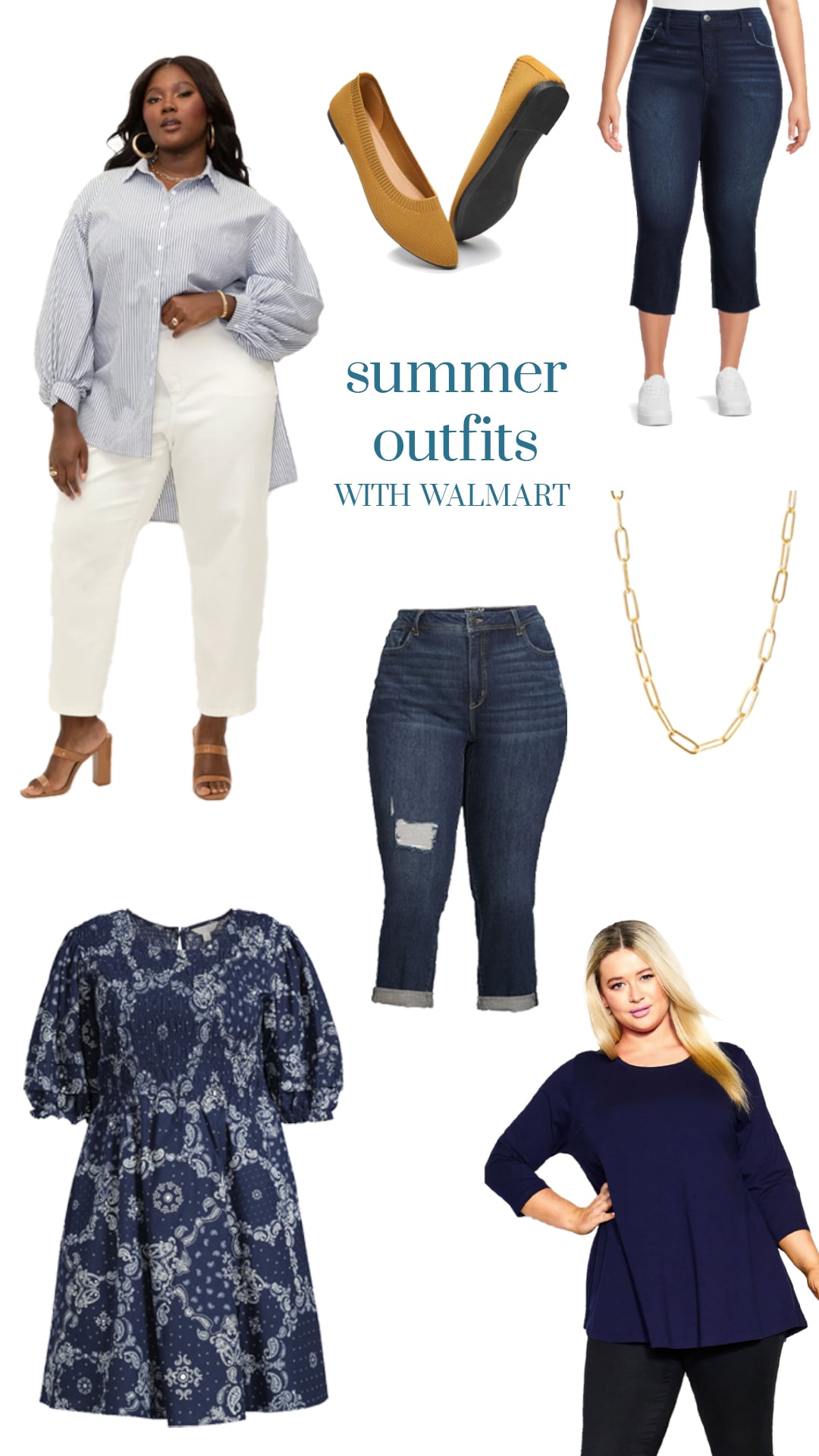 summer outfits with walmart | miss mustard seed